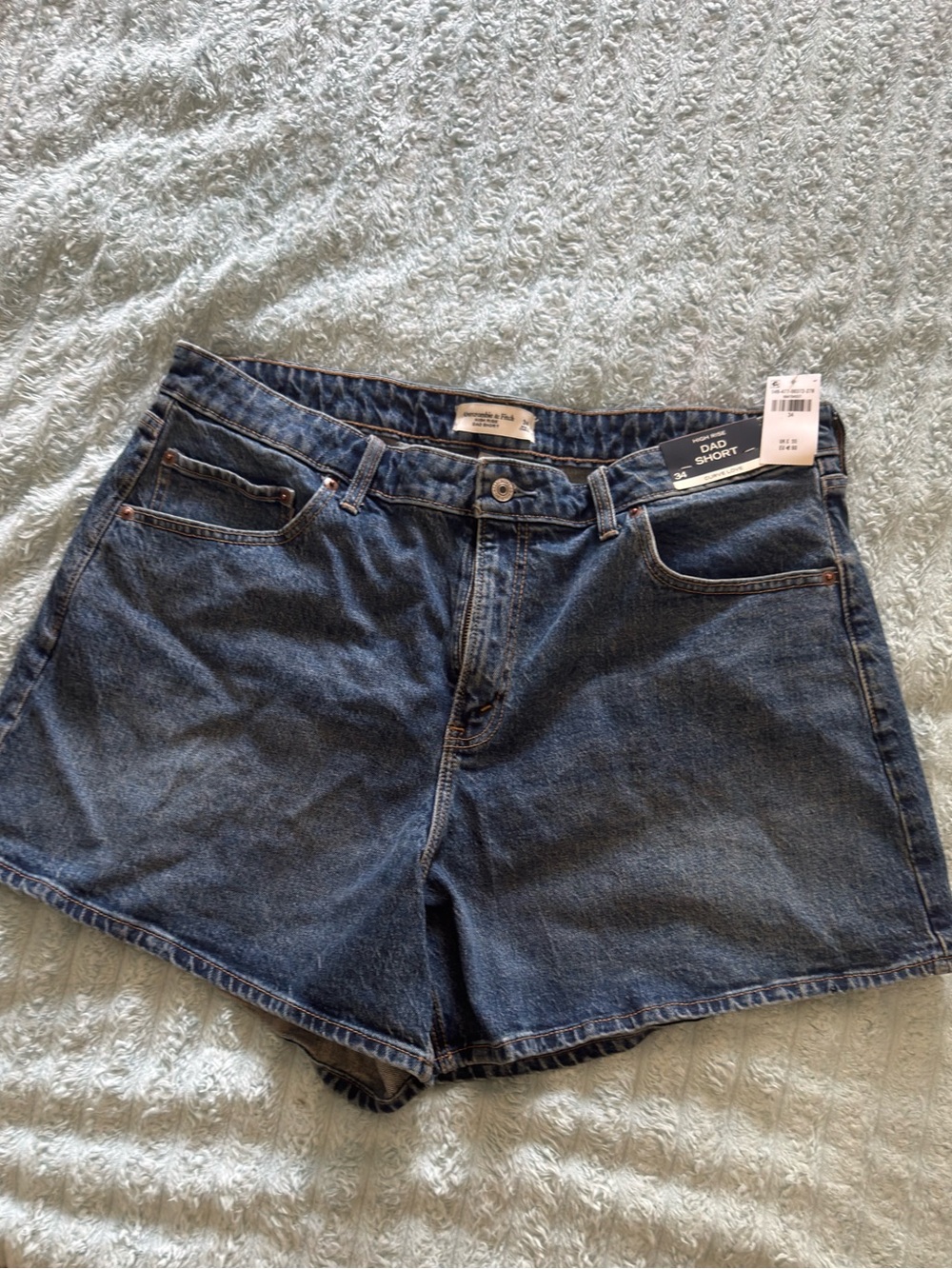 Universal Thread Dark Blue Denim Dad Shorts